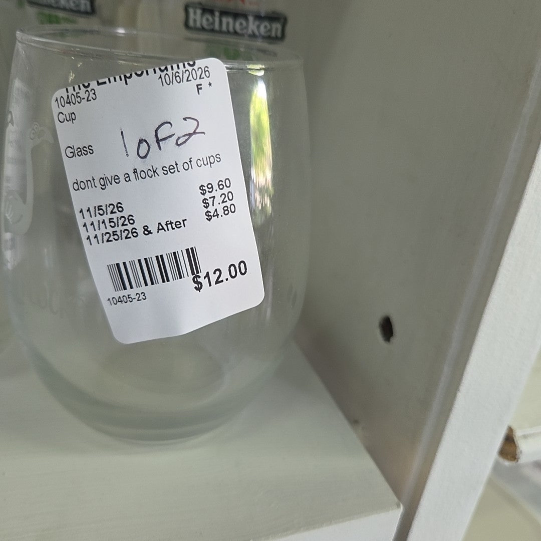 dont give a flock set of cups