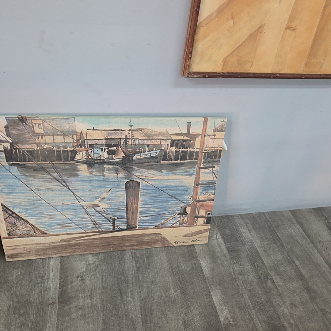 Goucester Harbor view art