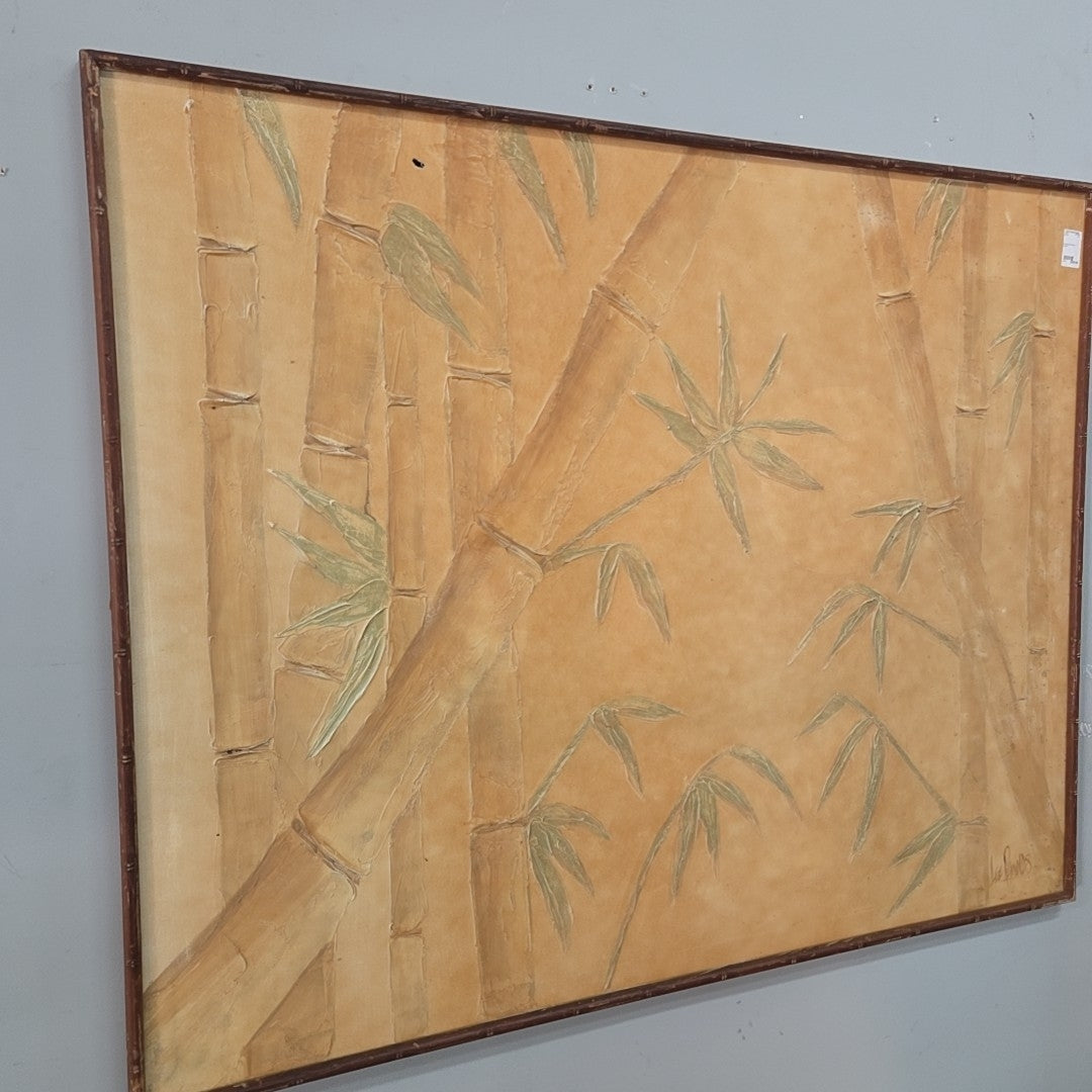 5ft x 4ft bamboo artwork