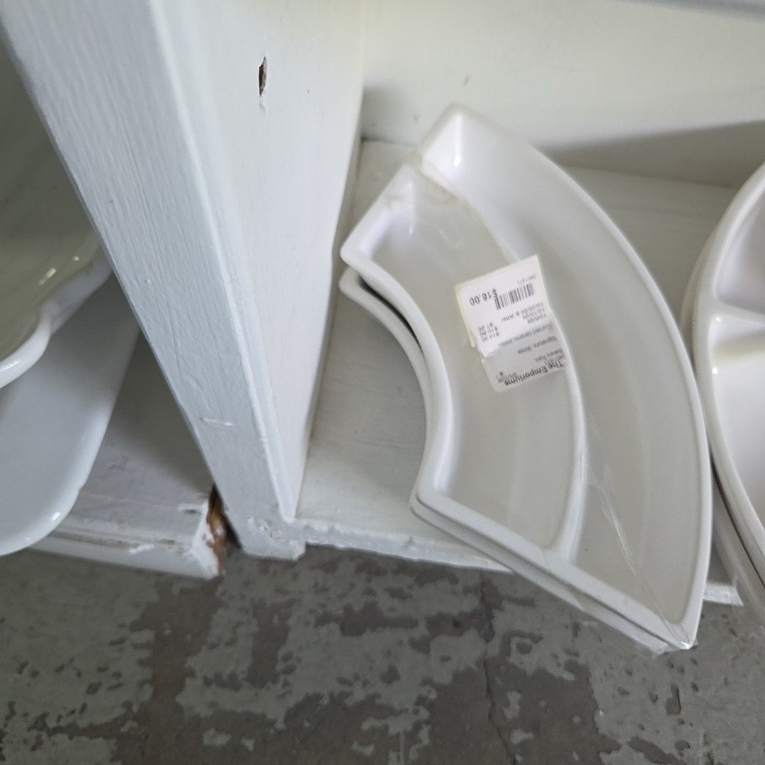 Curved ceramic plates