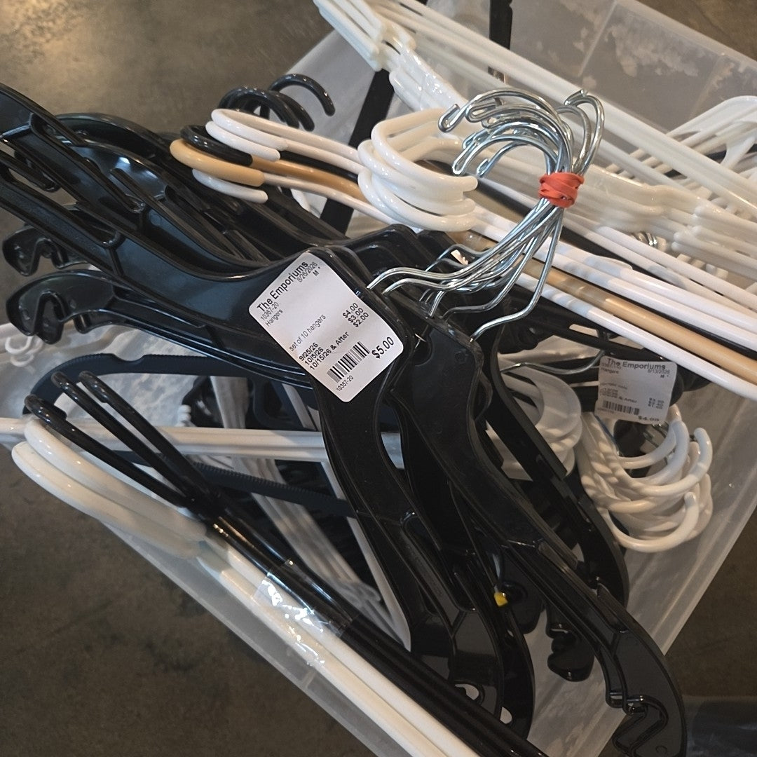 set of 10 hangers