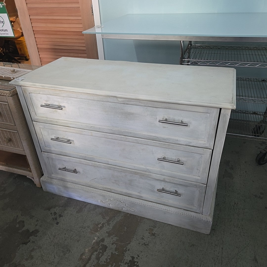 shabby chic 3 drawer dresser