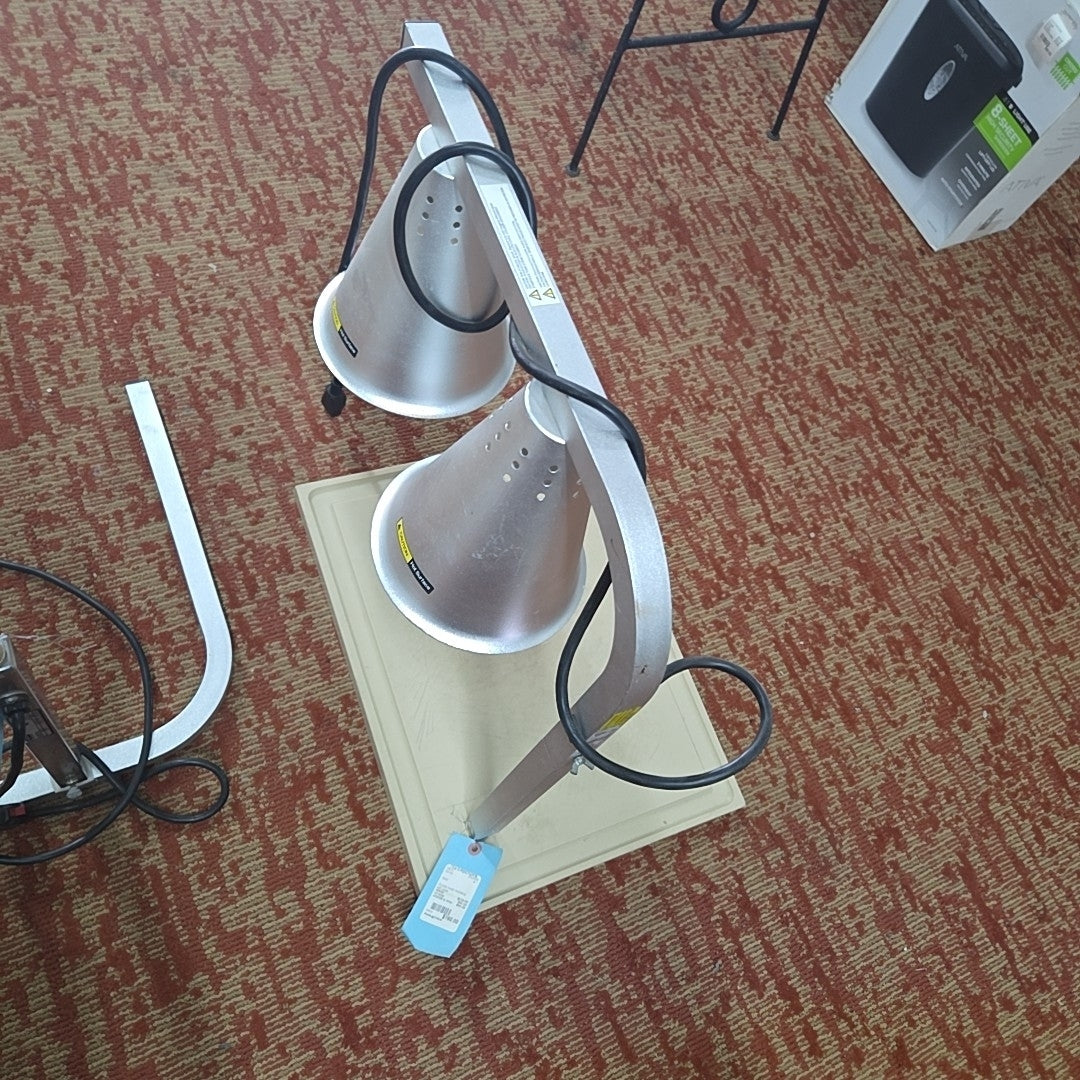 Double Head Heat lamp with base