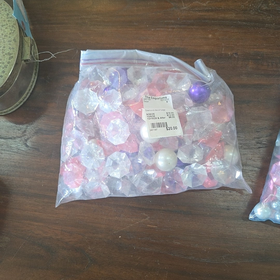 Diamond decor bags