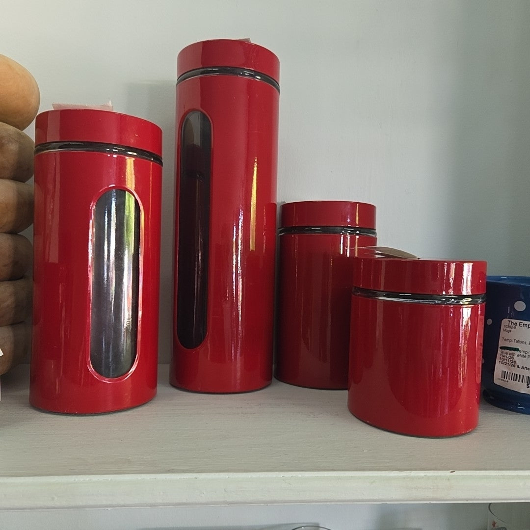 4 piece canister set