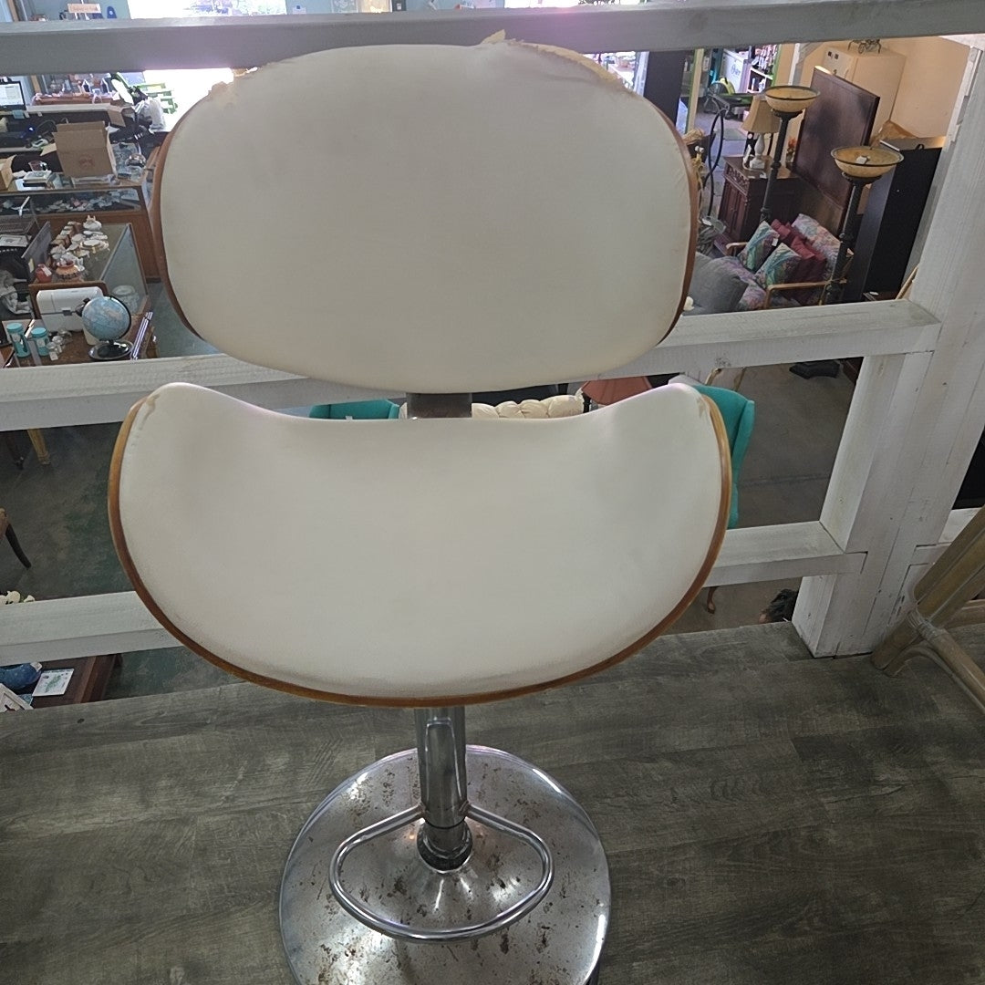 Adjustable Cream Bar Stool Damage to Top