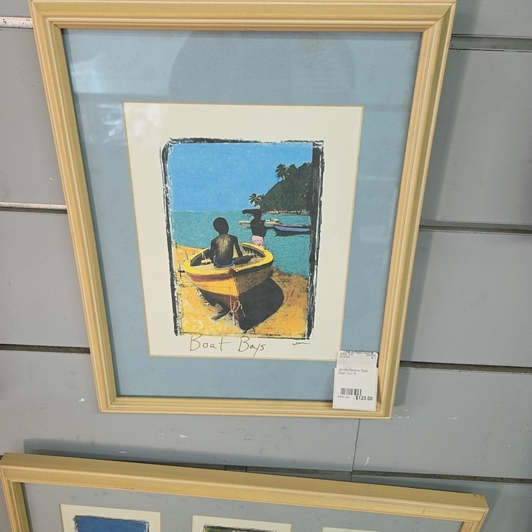 Jennifer Meranto "Boat Boys" 12 x 15