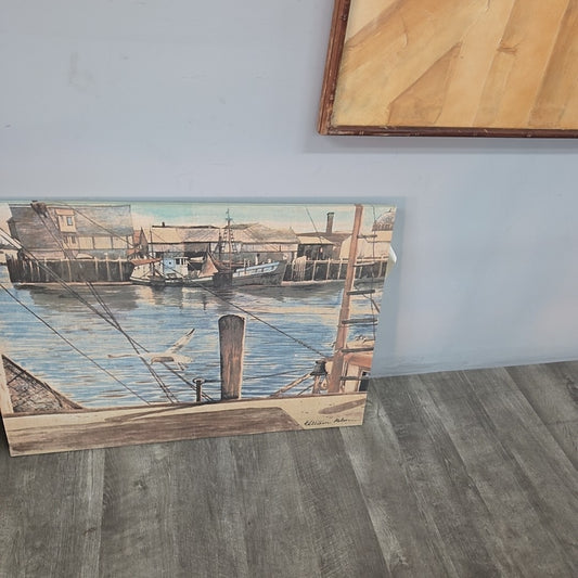 Goucester Harbor view art