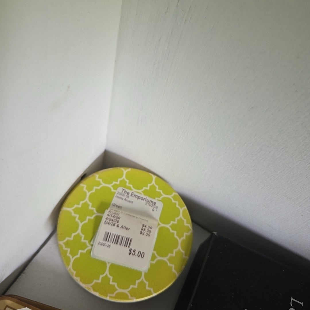 Green 5 Coasters Home Accent