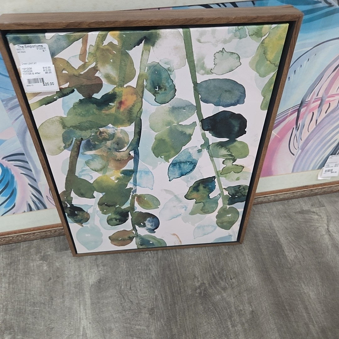 Green plant art