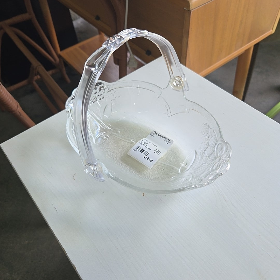 crystal candy basket