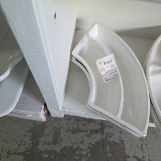 Curved ceramic plates