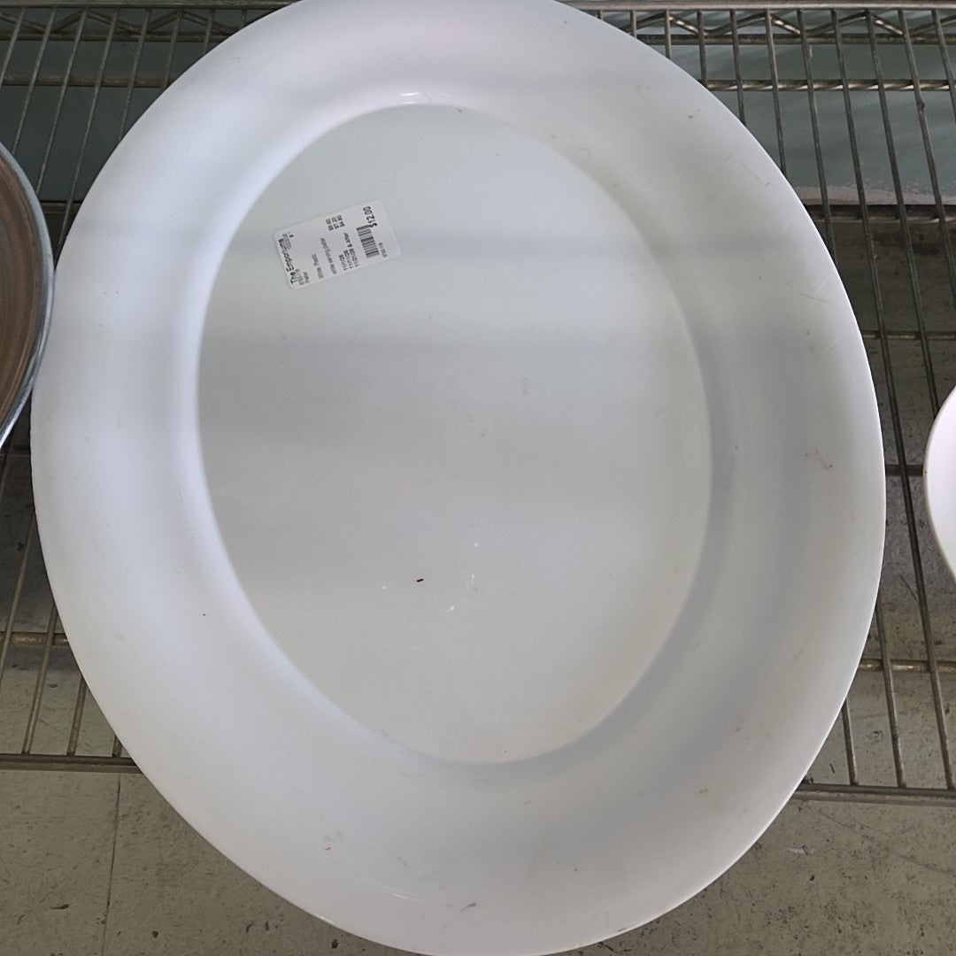 white serving platter