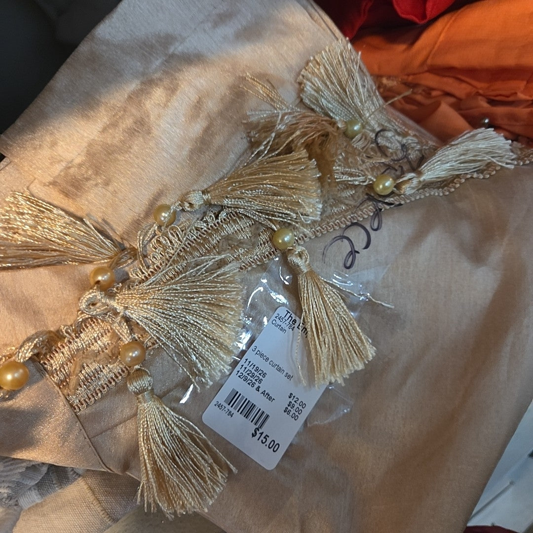 3 piece curtain set