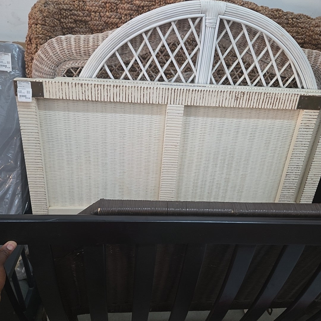 wicker headboard