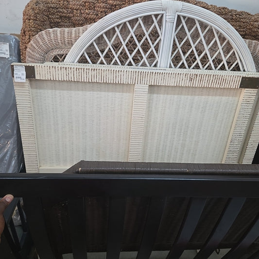 wicker headboard