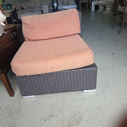 Brown/Orange outdoor chair