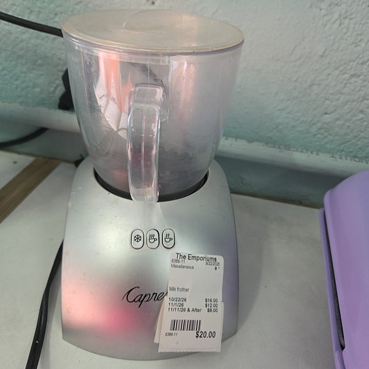 Milk frother