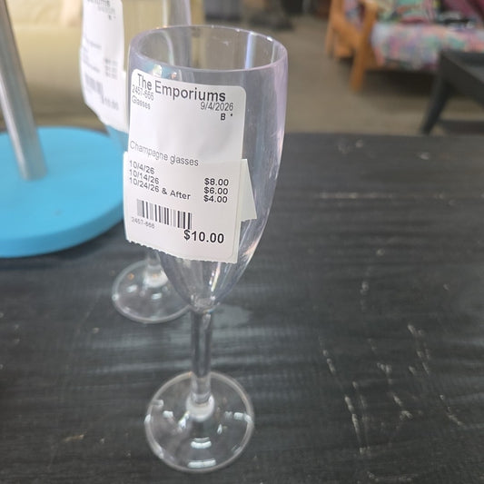 Champagne glasses