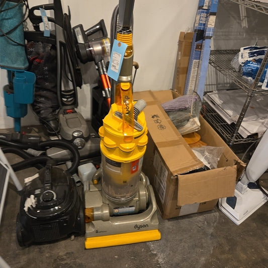 Dyson Yellow Vacuum with attachments