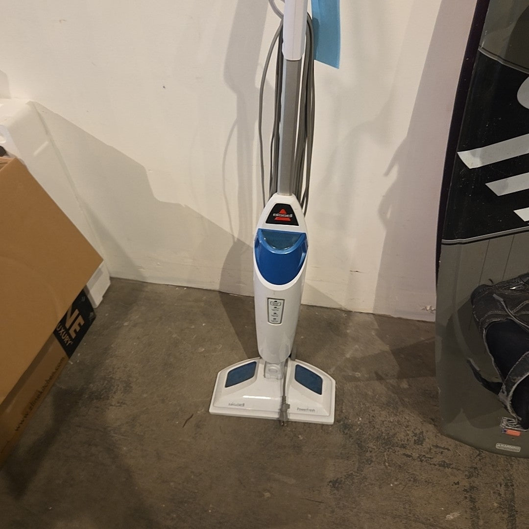 Bissell White/ Blue Steam mop Cleaning Supplies