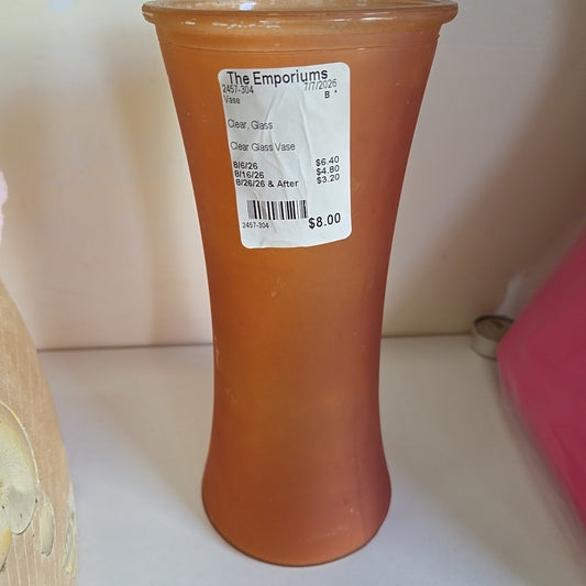 Clear Glass Vase