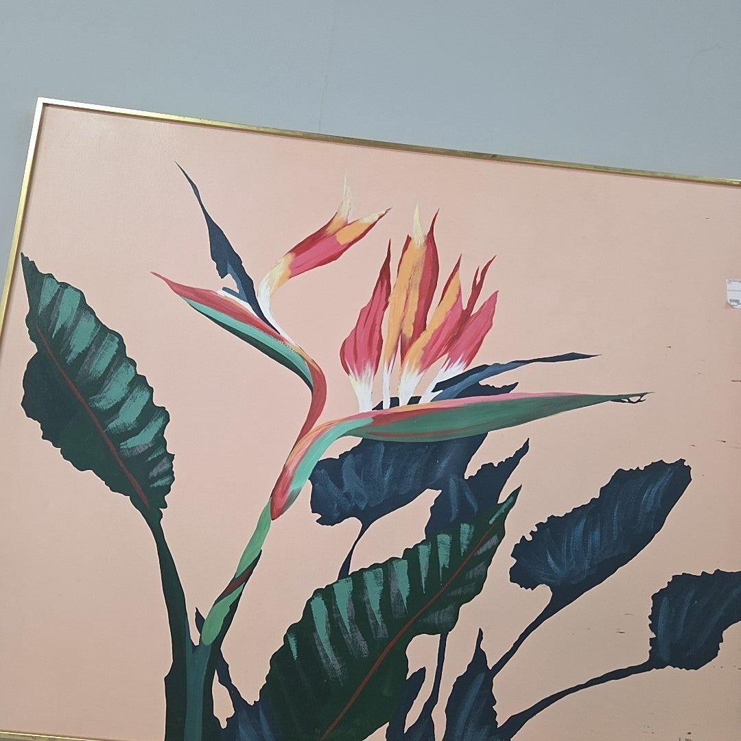 5x4ft floral artwork