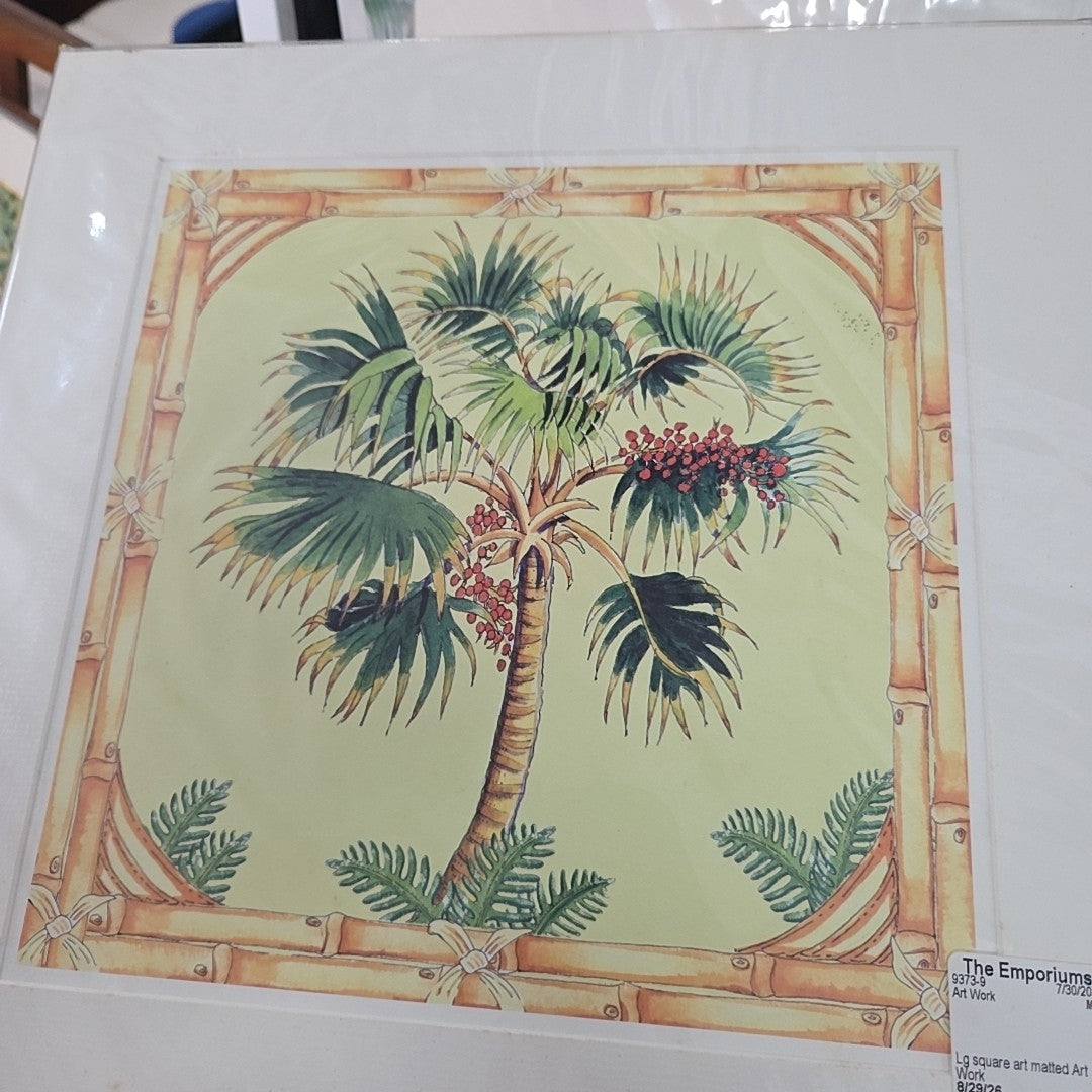 Lg square art matted Art Work